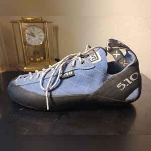5.10 STEALTH C4 Men's Size 8.5 EU 41.5 Spire Rock Climbing Shoes Blue Suede